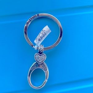 BNWT Brighton silver keychsin
